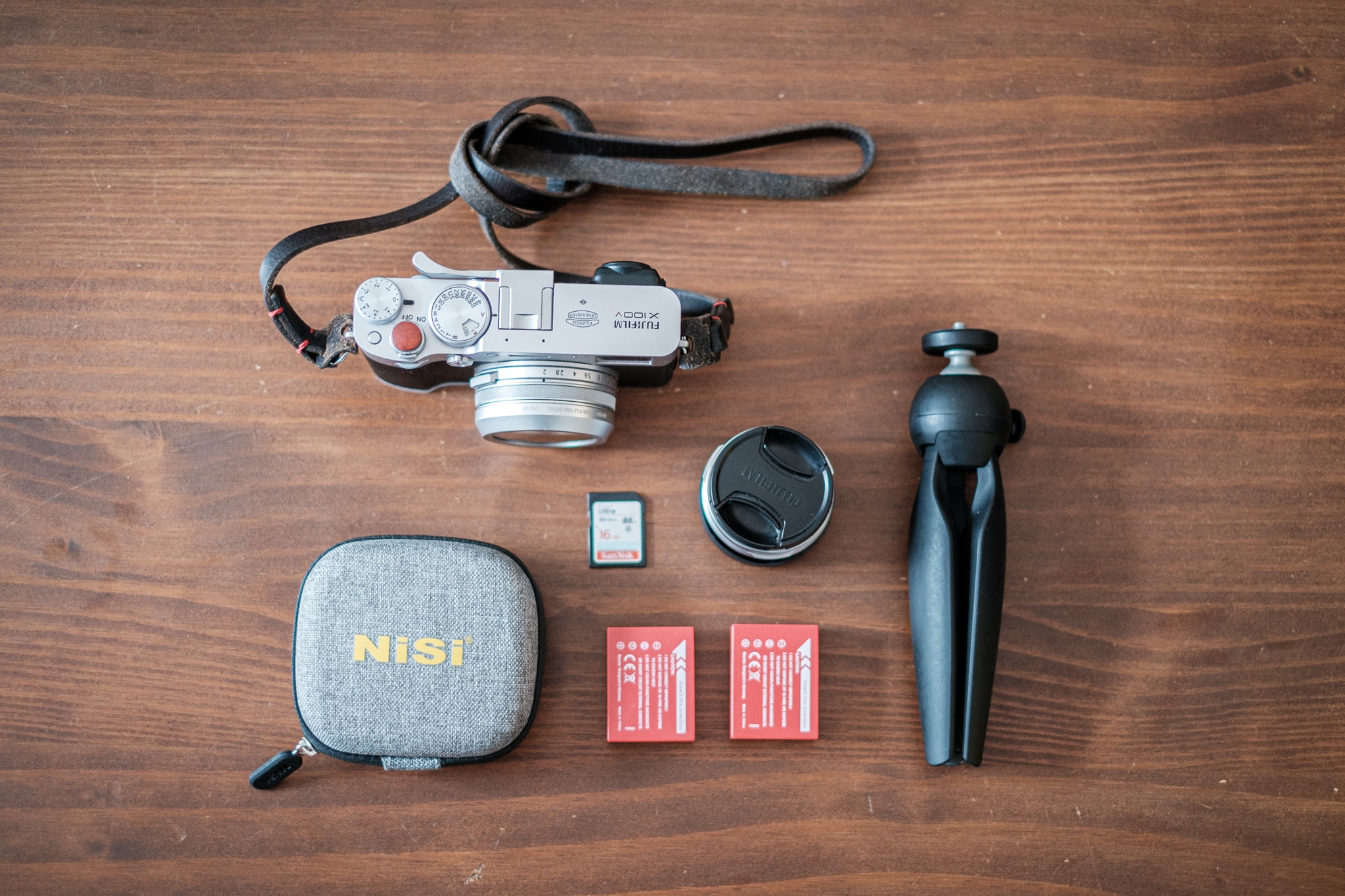 Kamera Tasche Polyurethan schwarz für Fujifilm X-E3 mit Langem Objektiv 