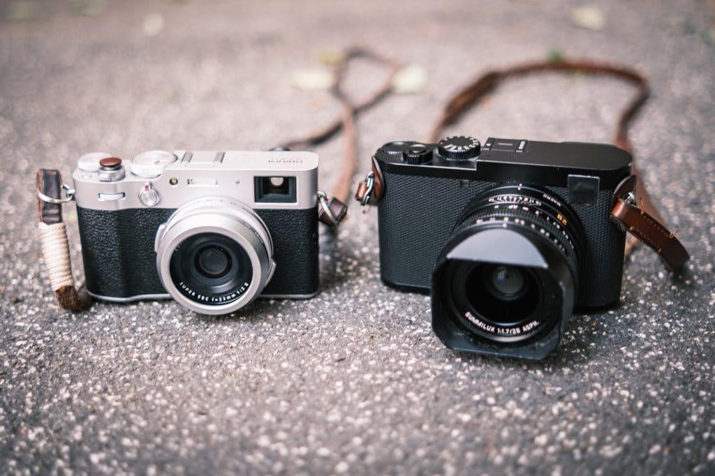 Fuji X100V (links) oder Leica Q2 (rechts)?