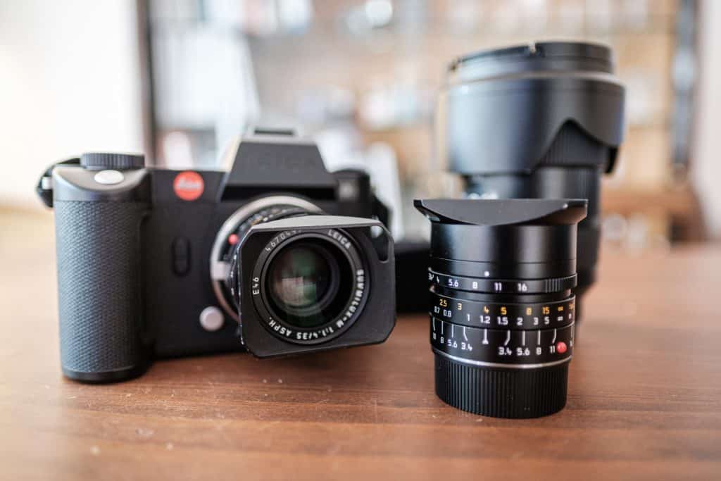 Leica SL2-S mit den M-Objektiven und dem Vario 24-90mm F2.8