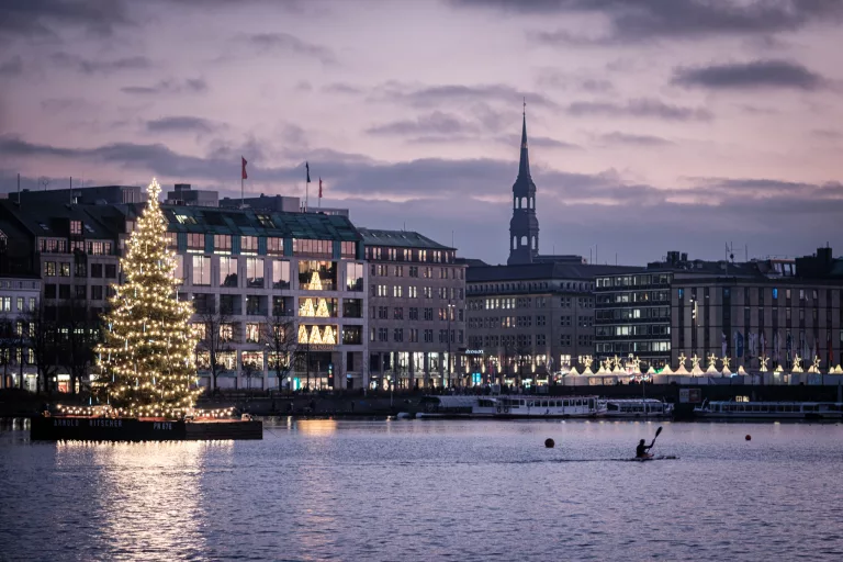 Hamburg an Weihnachten