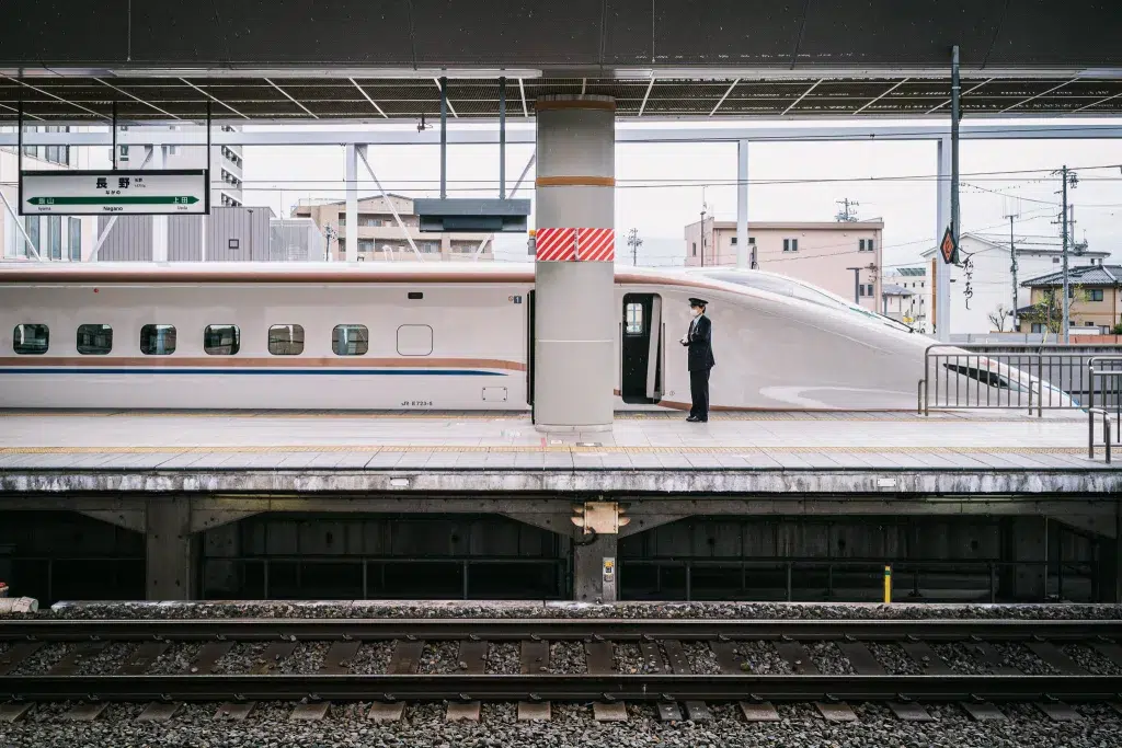 Der Shinkansen - der Stolz einer ganzen Nation, hier in Nagano.